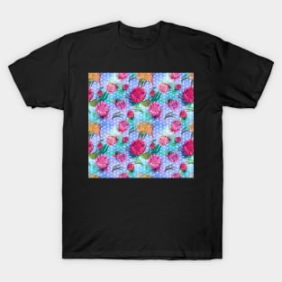 Australian Native Florals - Pretty Soft Pattern T-Shirt